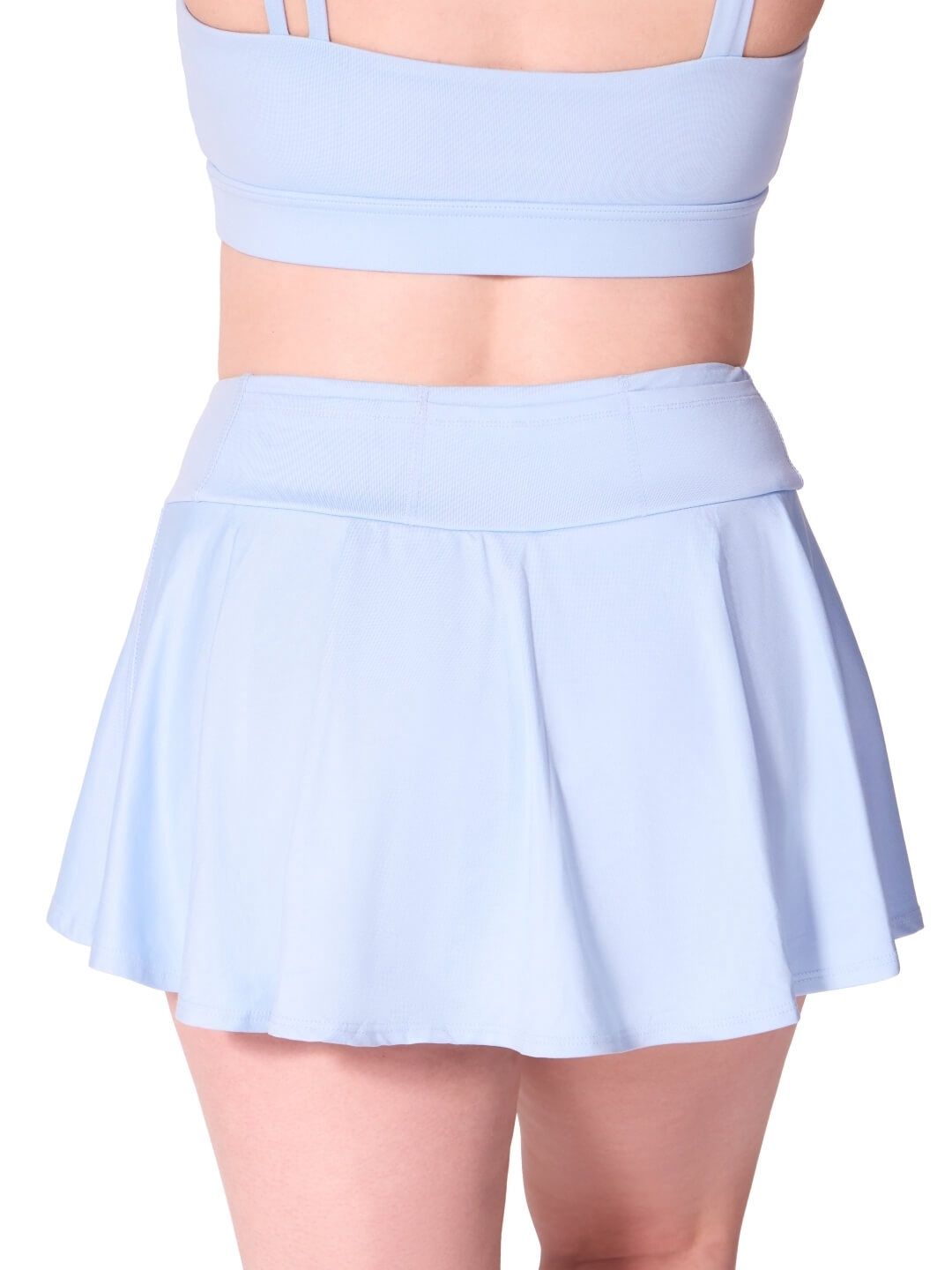 SE2018W Pleated Skort, Color: White, Size: X-Small