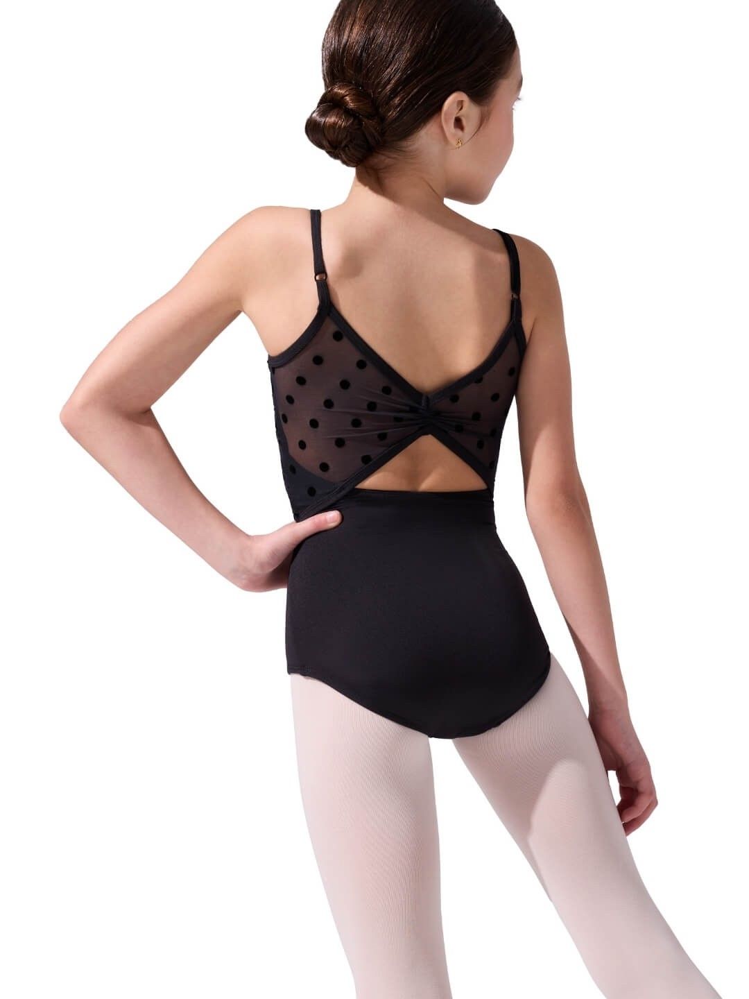 F13032C Odette Camisole Leotard, Color: Black, Size: Toddler