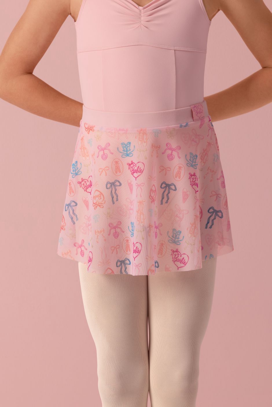 BGS1001 Barbie Printed Mesh Skirt