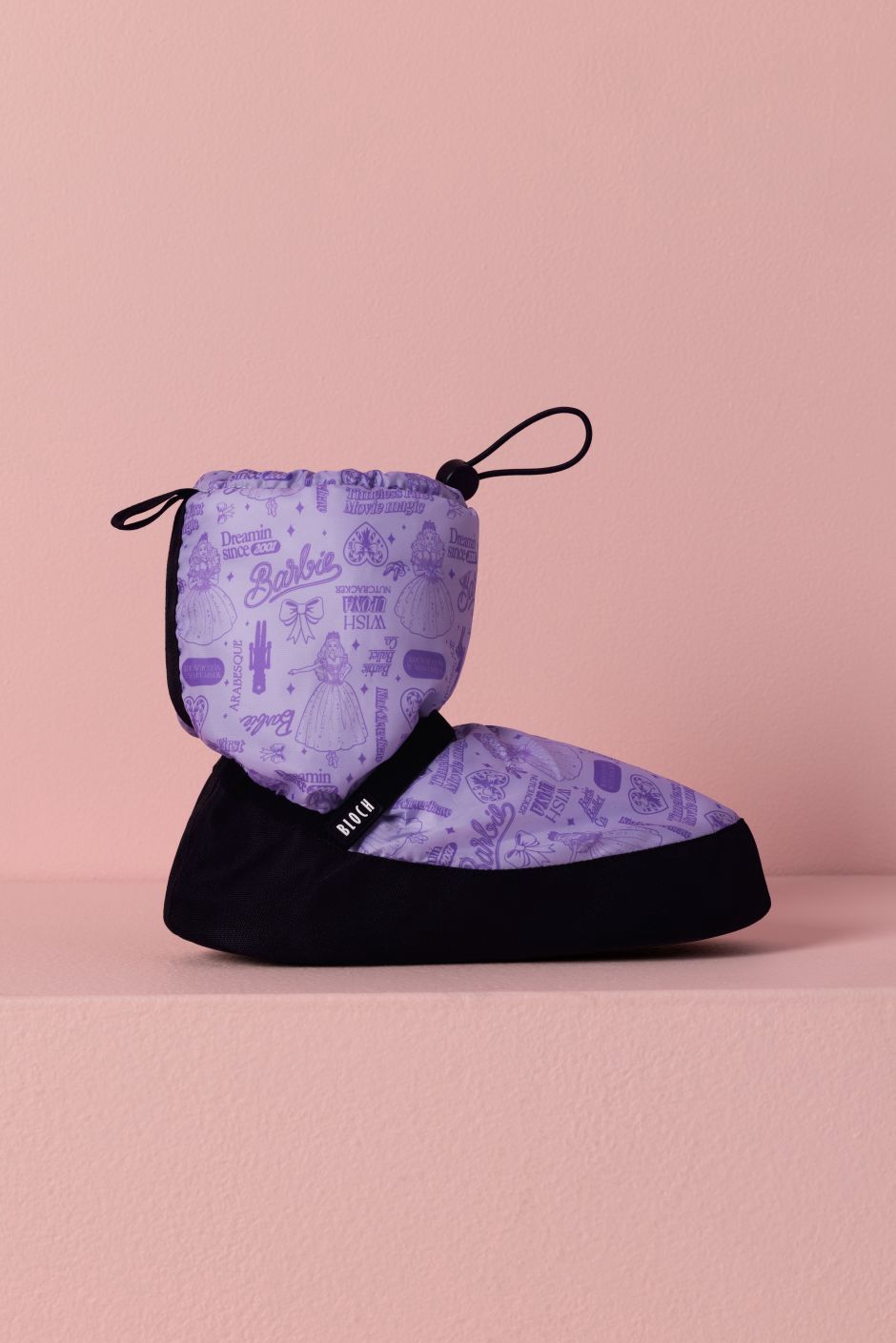 BAIM009B Barbie Printed Warm Up Booties