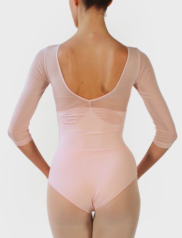 243 - Seamless Shaping Long Sleeve Leotard