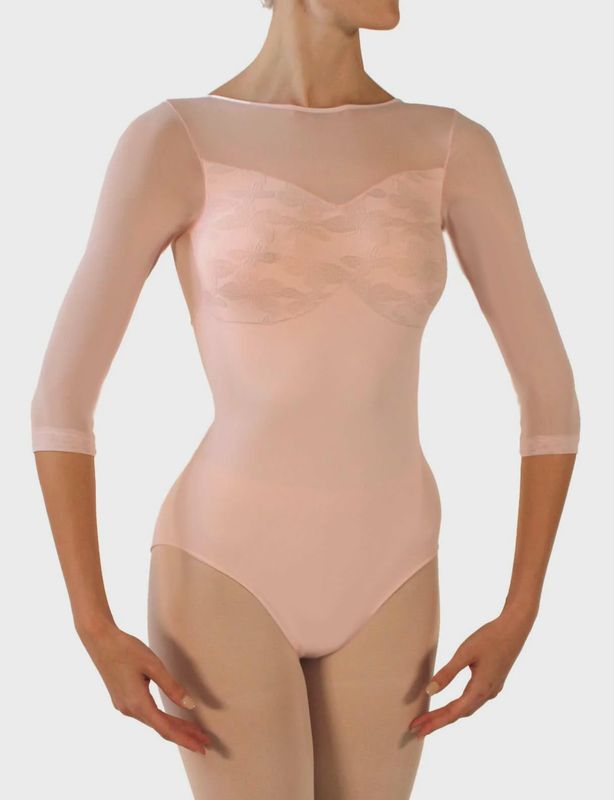 243 - Seamless Shaping Long Sleeve Leotard