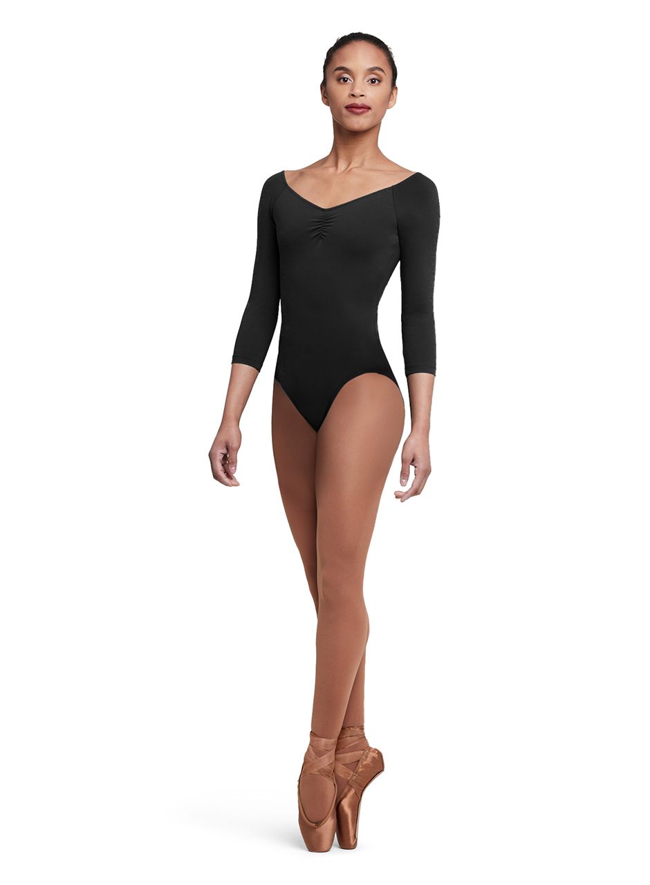 L4206 3/4 Sleeve Leotard