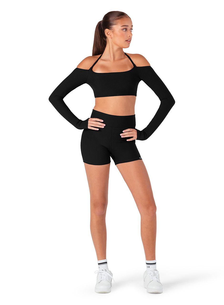 Z55774G Rib Bolero Top