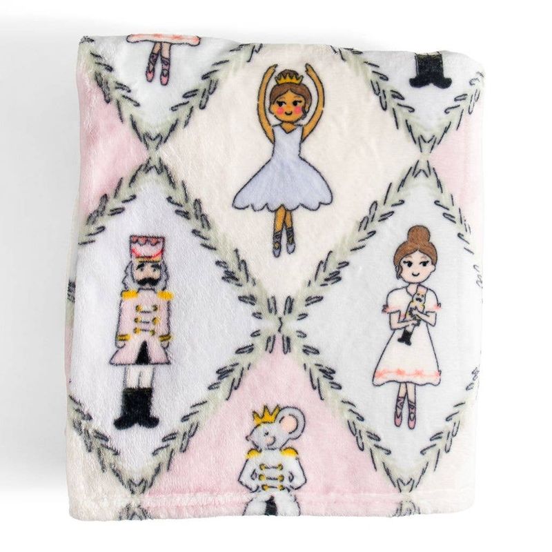 The Nutcracker Christmas Fleece Throw Blanket