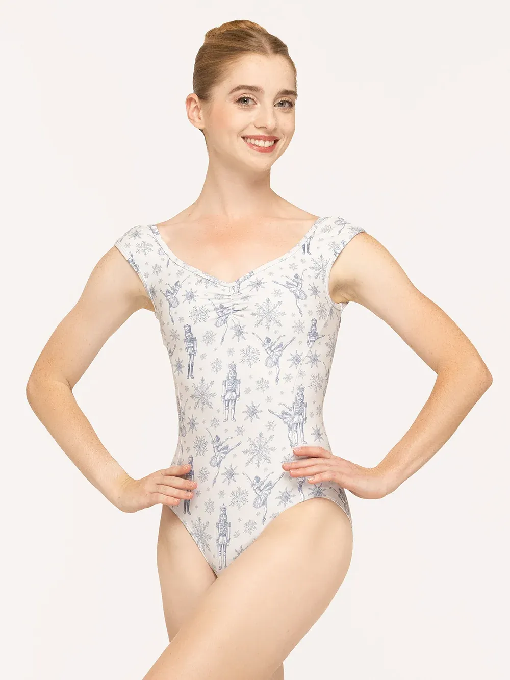 Heather Cap Sleeve Leotard