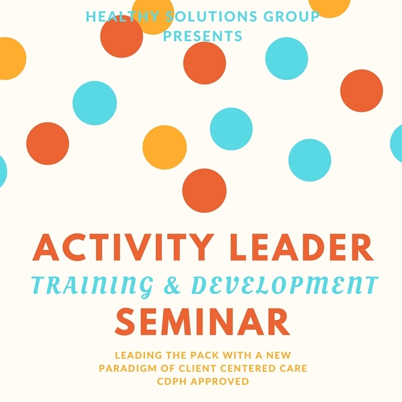 Activity Leader Training & Development Seminar - 1 Payment