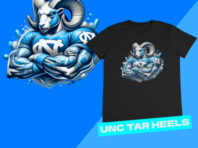 UNC TAR HEELS Mascot T-Shirt