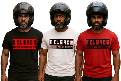 MILEAGE Tee – For Those Who Actually Ride Their Sh*t