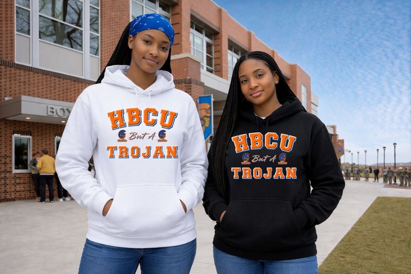 HBCU But A Trojan Hoodie (Virginia State University) Unisex