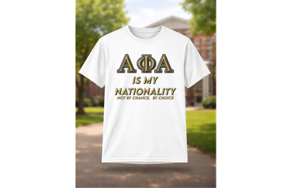 Alpha Phi Alpha is my Nationality