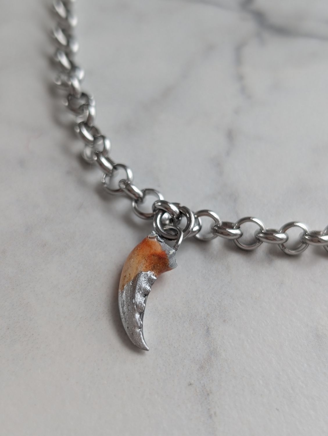Alba argenté -  Collier