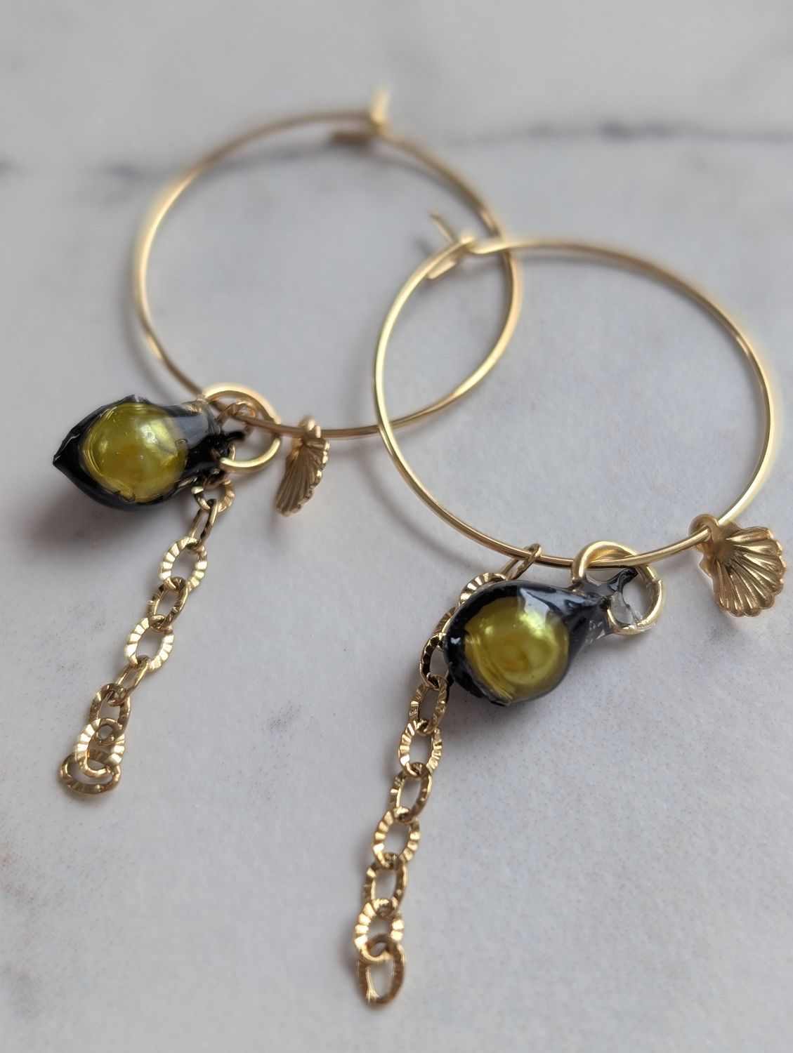 Jeanne  - boucles d&#39;oreilles