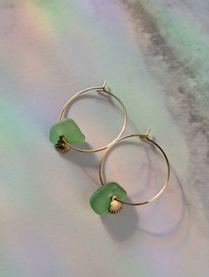  Iseult bleu - boucles d&#39;oreilles