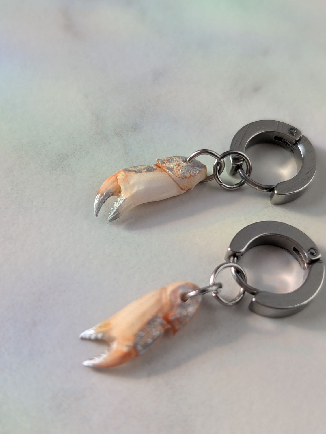 Aelis argenté - boucles d&#39;oreille 