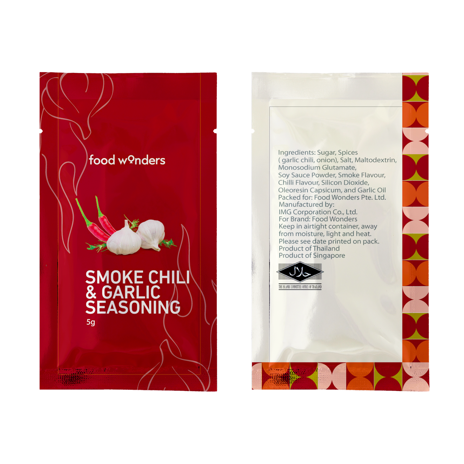 Smoke Chili &amp; Garlic Seasoning 5g  x 20 packets