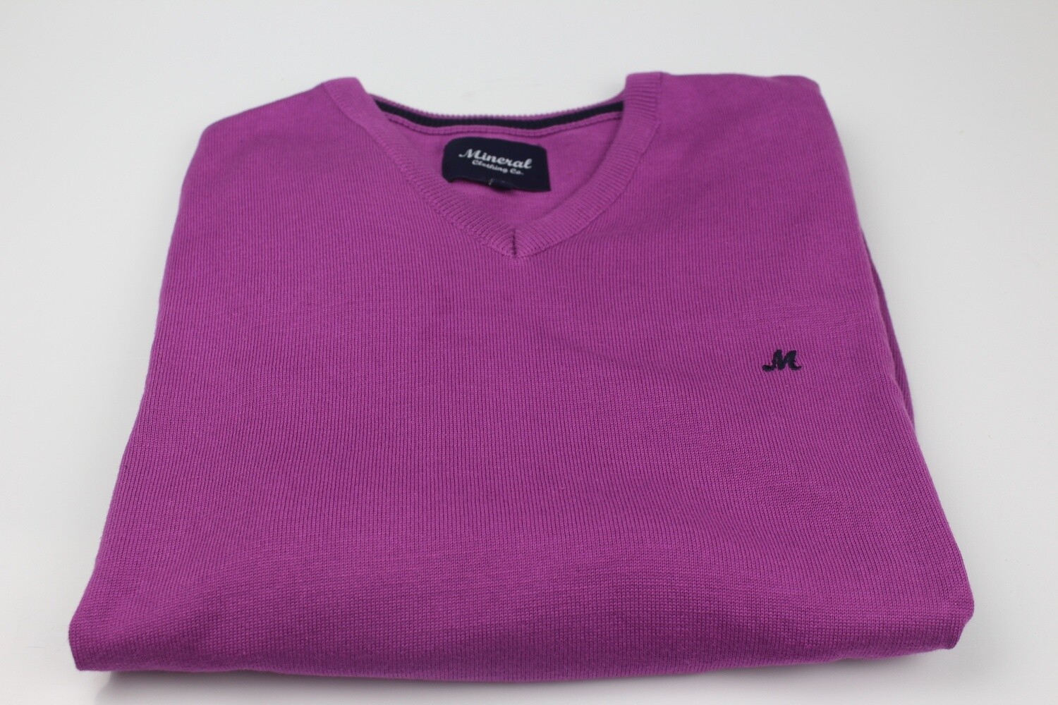 AZENHA VEE NECK KNIT DEEP LILAC ML351083