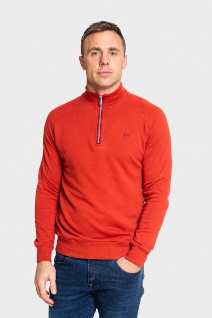 FALCONS 1/4 ZIP PUMPKIN