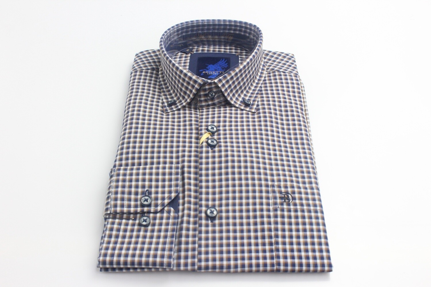 BENETTI THAMES SHIRT COFFEE