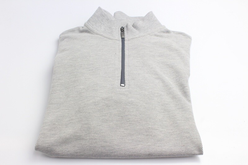 SWSW5111 MURRAY 1/4 ZIP SWEAT TOP GREY MARL