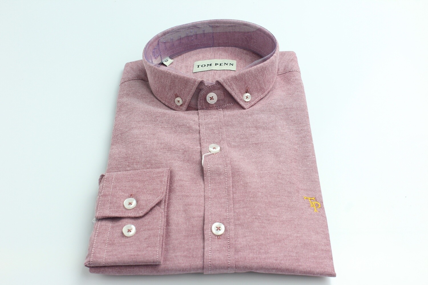 TOM PENN LONG SLEEVE SHIRT TP330 PLUM