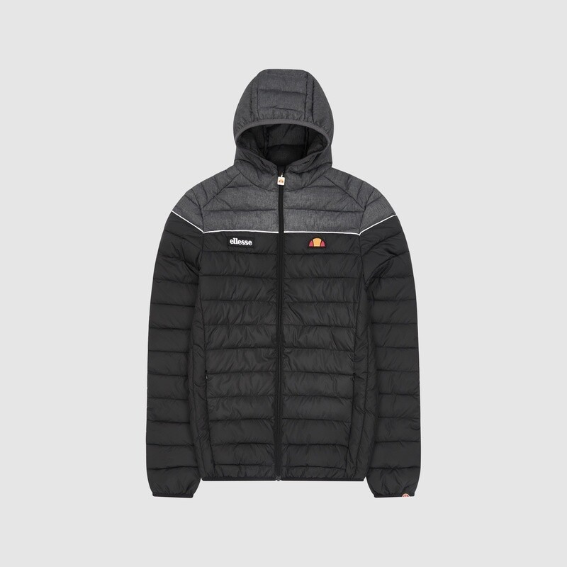 ELLESSE LOMBARDY 2 PADDED JACKET SHK13274 DARK GREY MARL/BLACK