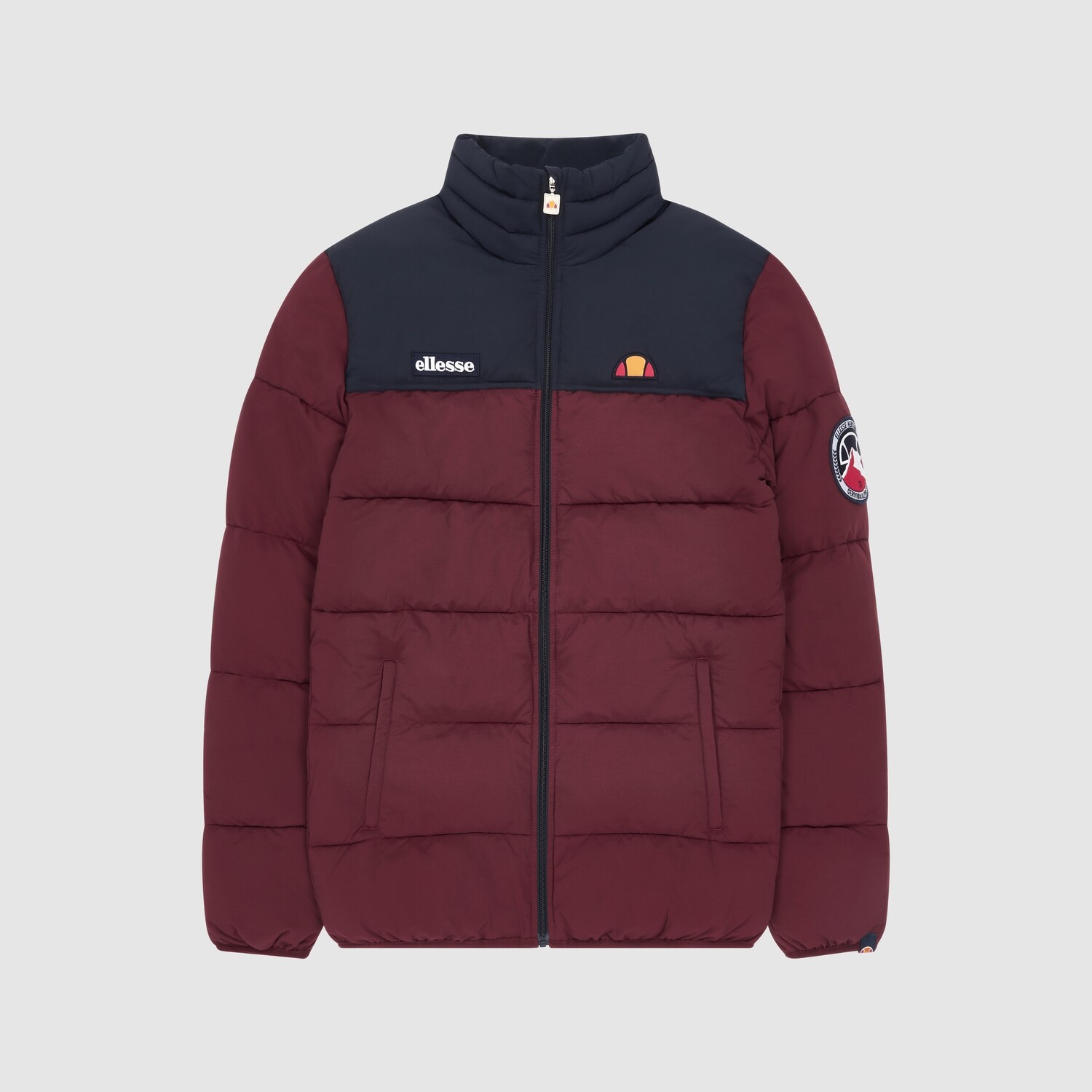 ELLESSE NEBULA PADDED JACKET BURGUNDY/NAVY SHR12789