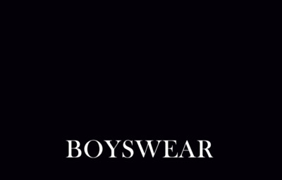 Boyswear