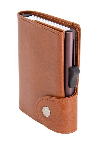 RFID SECURE WALLET, CS CLASSIC LEATHER XL CHESTNUT XL