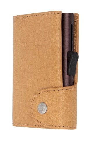 RFID SECURE WALLET, CS VEGETABLE TANNED WALLET XL SADDLE XL