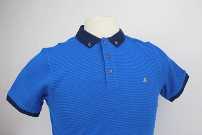 FINNER JAQUARD SS POLO ML211492 SKYDIVER BLUE