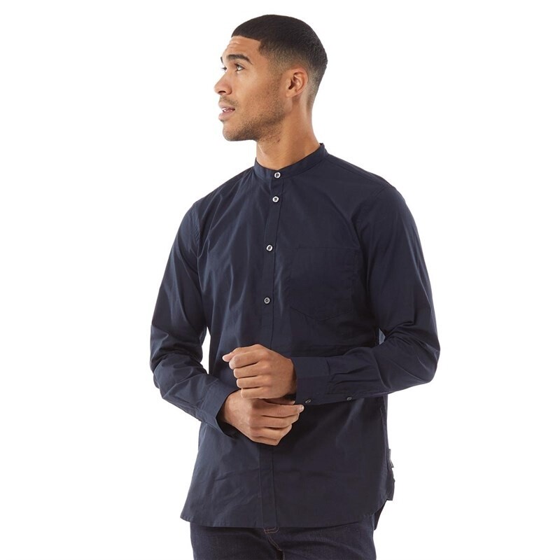 52UEO  62052000 FRENCH CONNECTION SHIRT DARK NAVY