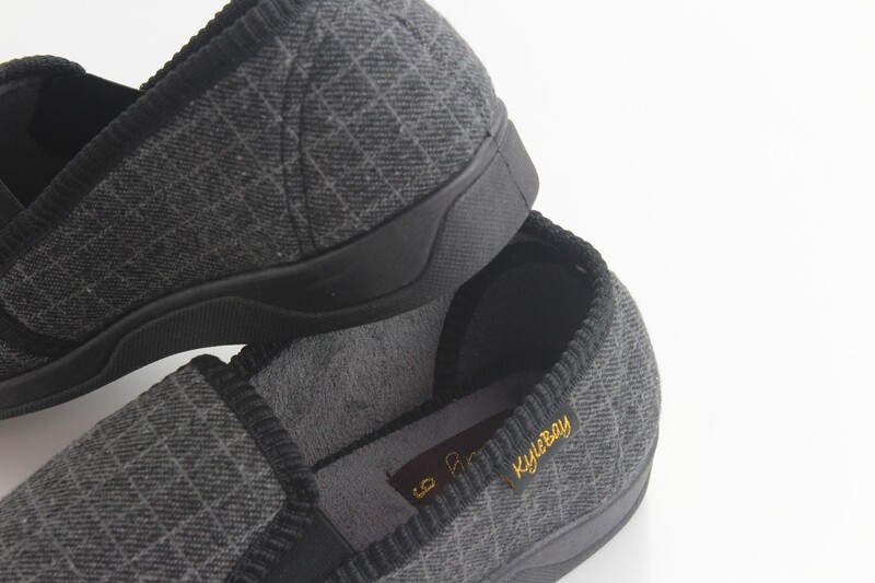 TONY SLIPPERS DK GREY