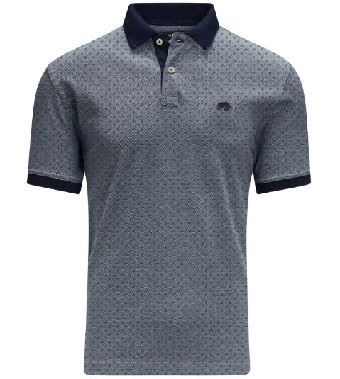 A23PL11/74 DOBBY JERSEY POLO NAVY