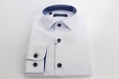 BR002 BOB &amp; RAY BOYS SHIRT WHITE
