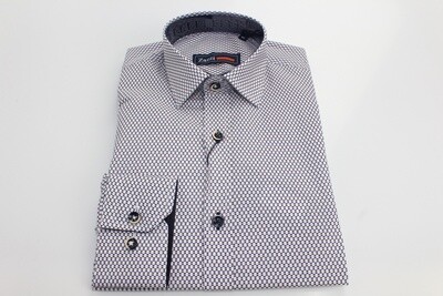 ZAZZI BOYS SHIRT 03 9465 BLUE BEIGE