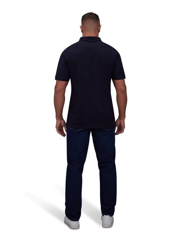 RBOPL02/74 SIGNATURE ORGANIC POLO NAVY