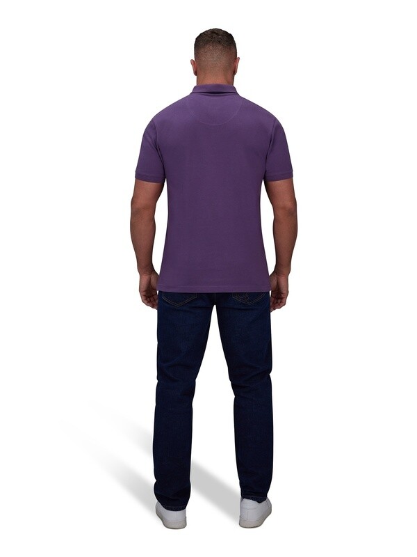 RBOPL02/78 SIGNATURE ORGANIC POLO PURPLE