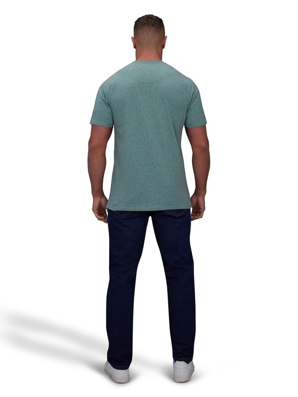 RBOTS02/262 SIGNATURE ORGANIC TEE GREEN MARL