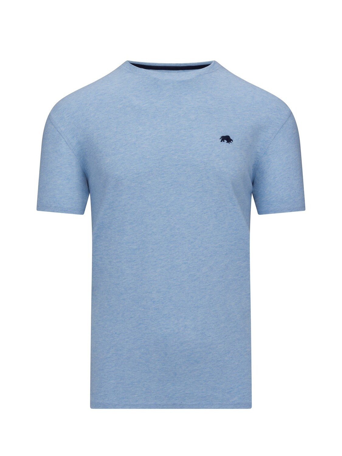 RBOTS02/64 SIGNATURE ORGANIC TEE SKY BLUE