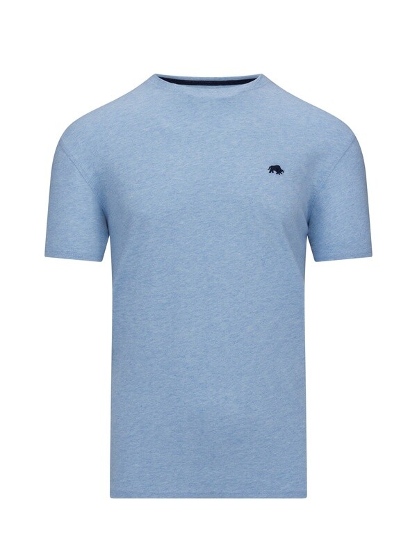 RBOTS02/64 SIGNATURE ORGANIC TEE SKY BLUE