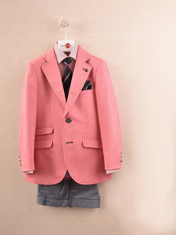 VARONES JACKET 10 04076 AMERICANA 40 ROJO