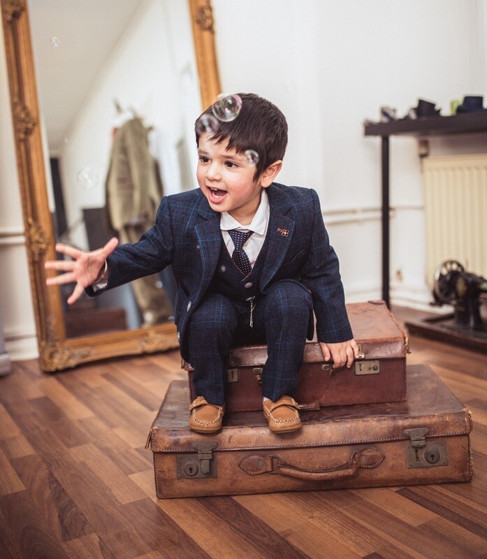 BOYS CODY SUIT BLUE
