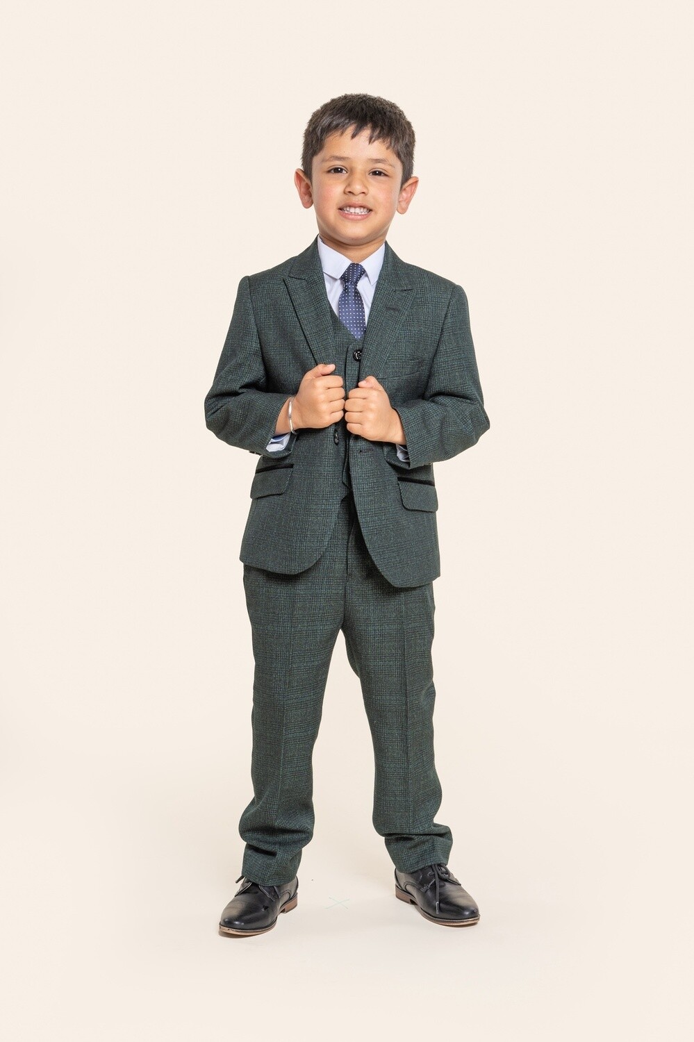 BOYS CARIDI SUIT OLIVE
