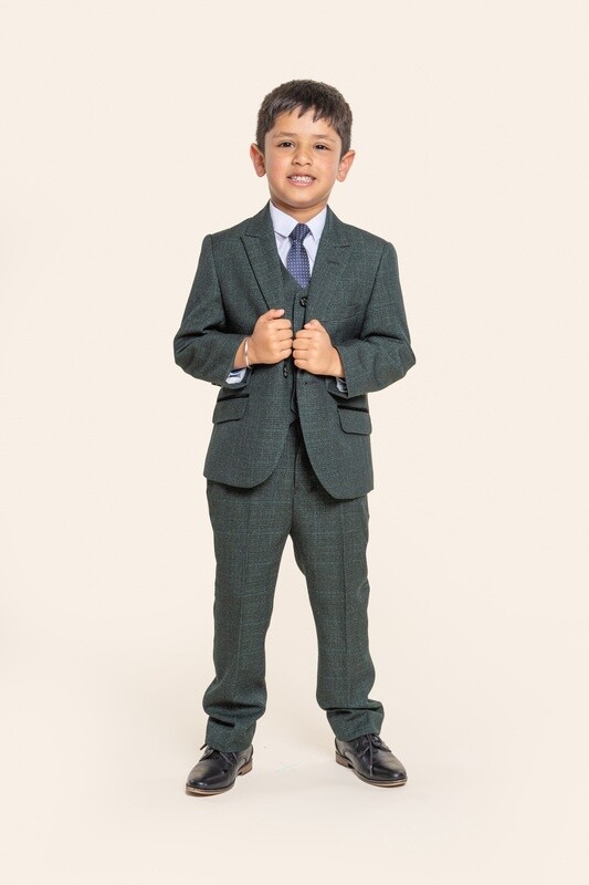 BOYS CARIDI SUIT OLIVE