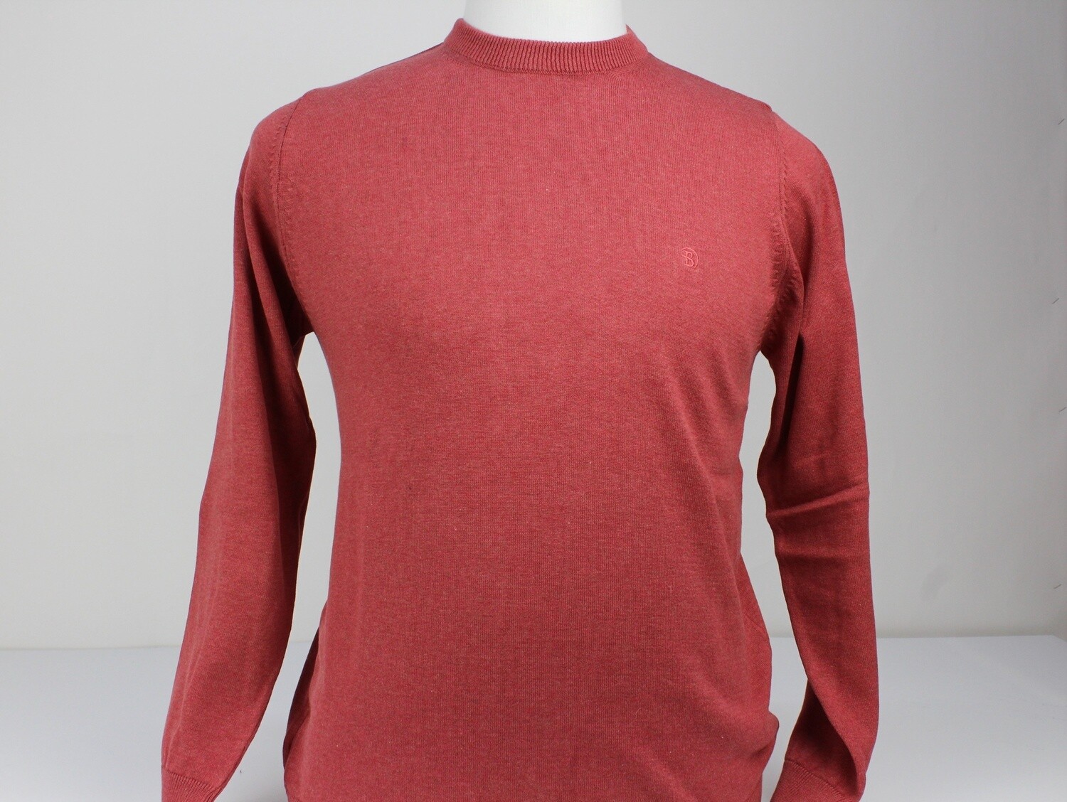 BENETTI C/NECK KNITWEAR RUST