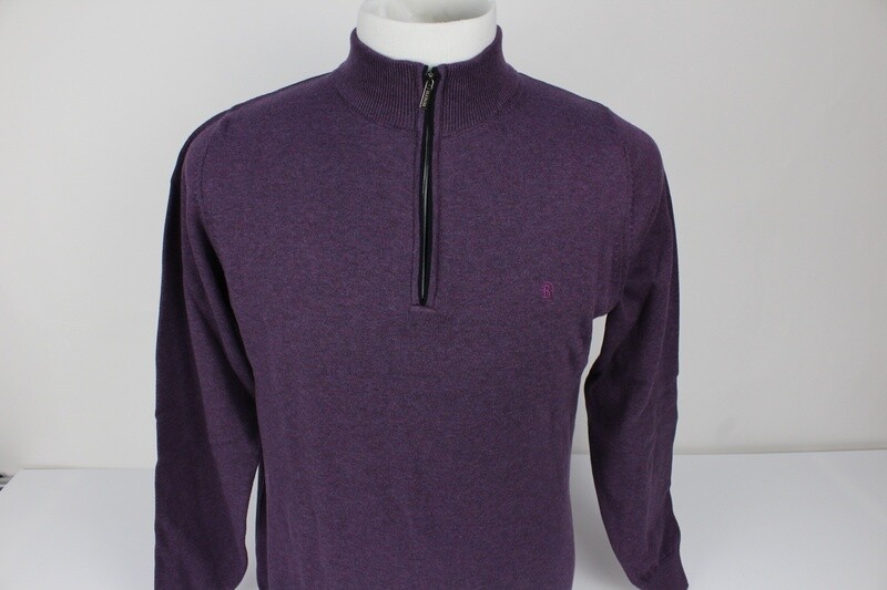 BENETTI 1/4 ZIP KNITWEAR CASABLANCA
