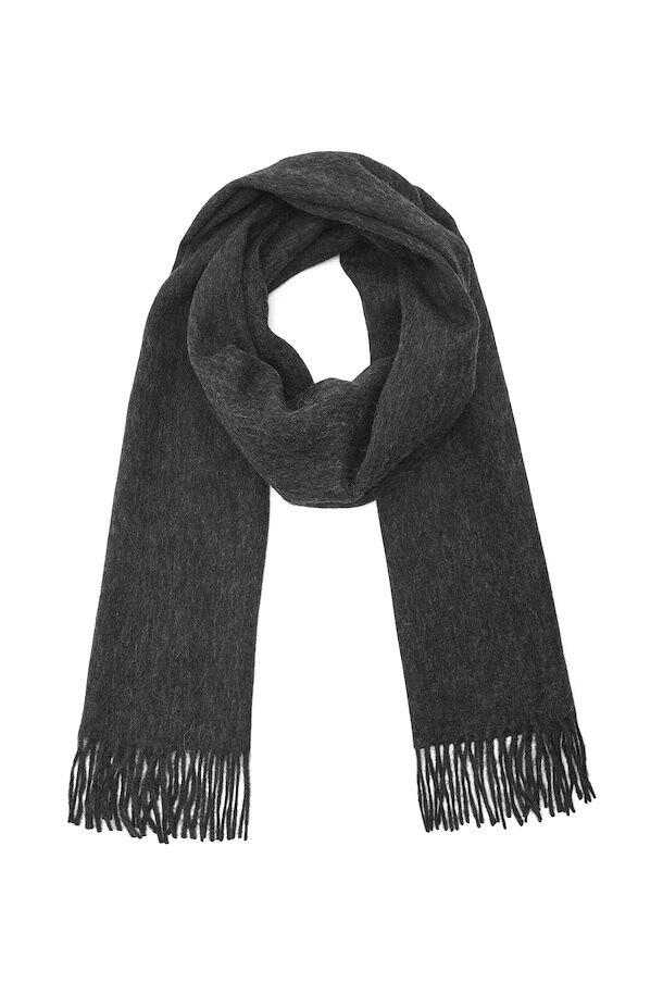 30204996 1 MAWOLAN 100% WOOL SCARF 300270 DARK GREY MELANGE