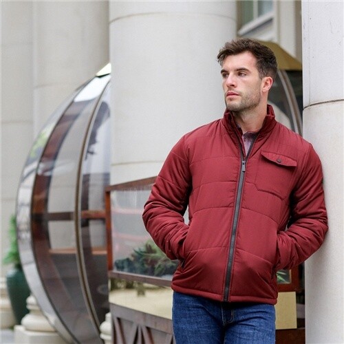 TOMMY JACKET MAROON MELANGE KR5 03874
