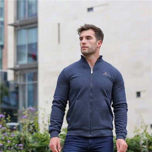 KR5 27007KAMRON ZIP THROUGH NAVY